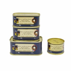 Bloc de foie gras de canard du Sud-Ouest boîte