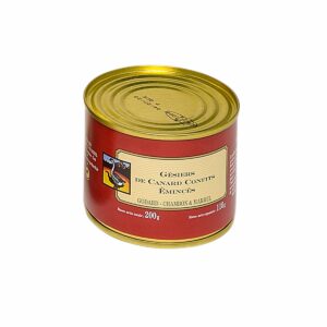 Gésiers de canard confits émincés boîte