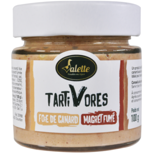 Tartivore foie de canard magret fumé